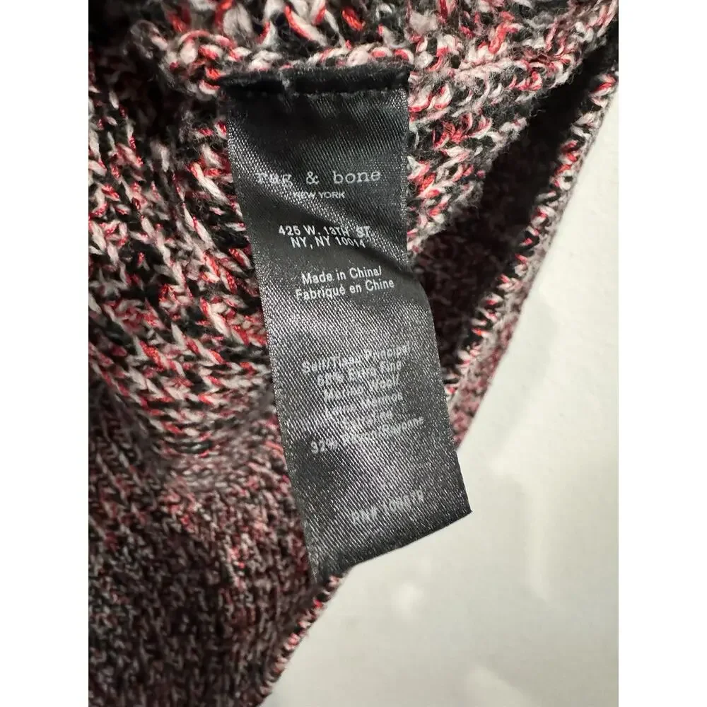 Rag and Bone Women's Bry Merino Wool Blend Mock Neck Sweater, Small